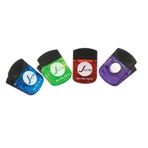 Translucent Clip w/Magnet | https://www.bestnamebadges.com