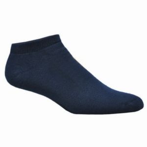 Made in the USA Full Cushion No Show Socks with Knit-In Logo