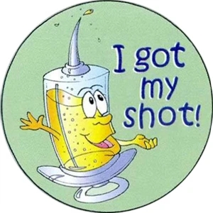 I Got My Shot Sticker Rolls