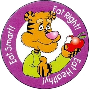 Eat Smart, Right, Healthy Sticker Rolls