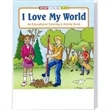 I Love My World Coloring and Activity Book Fun Pack | https://www.bestnamebadges.com