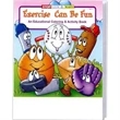 Exercise Can Be Fun Coloring and Activity Book | https://www.bestnamebadges.com