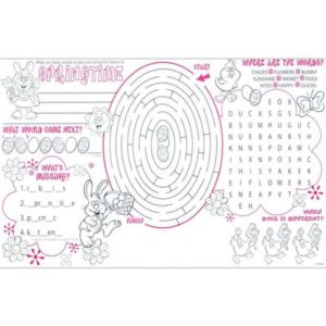 Springtime Activity Placemat