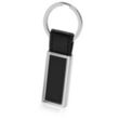 Rectangular Metal & Leather Keychains | https://www.bestnamebadges.com