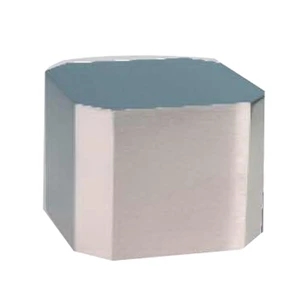 Medium Silver Cube Base | https://www.bestnamebadges.com
