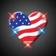 Assorted Red White & Blue Patriotic Pin Set | https://www.bestnamebadges.com