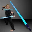 Blue LED Expandable Flashing Sword | https://www.bestnamebadges.com