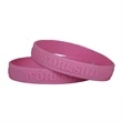 Custom Embossed Silicone Wristbands-A | https://www.bestnamebadges.com