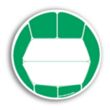 Circle 5-3/4 Diameter Car Sign Magnet | https://www.bestnamebadges.com
