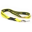 Woven Lanyard w/ Custom Imprint Embroidered | https://www.bestnamebadges.com