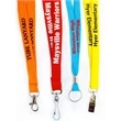 Tube Lanyards w/ Safety Breakaway Custom Tubular | https://www.bestnamebadges.com