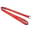 Woven Lanyard w/ Custom Imprint Embroidered | https://www.bestnamebadges.com