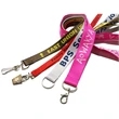 Woven Lanyard w/ Custom Imprint Embroidered | https://www.bestnamebadges.com