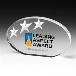 Oval Deep Etch Award | https://www.bestnamebadges.com