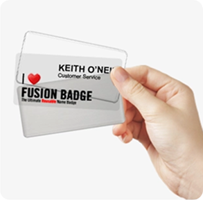 Reusable Name Badges Simply Snap Together