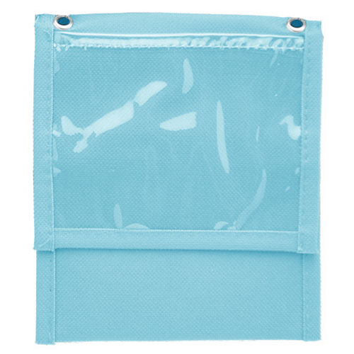 Front Flap Pocket Neck Wallet with Six Pockets-Light_Blue | https://www.bestnamebadges.com