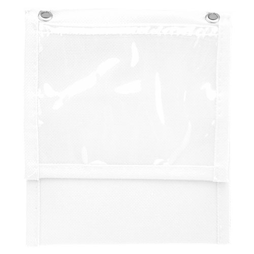 Front Flap Pocket Neck Wallet with Six Pockets-White | https://www.bestnamebadges.com
