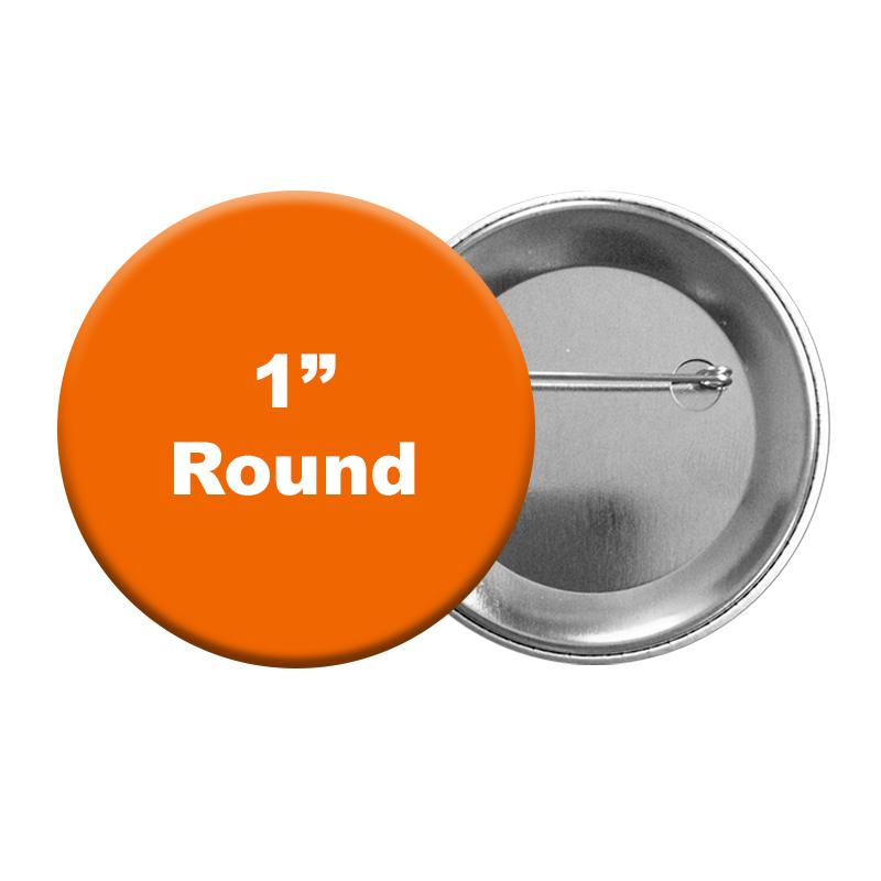 1 Inch Round Pin Button