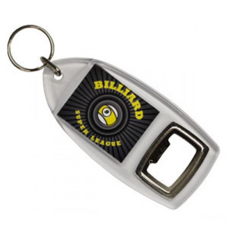 Clear Bottle Opener Keychain Double Sided | https://www.bestnamebadges.com