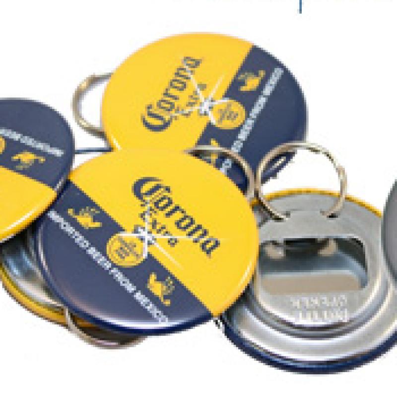 Bottle Opener Button Keychains