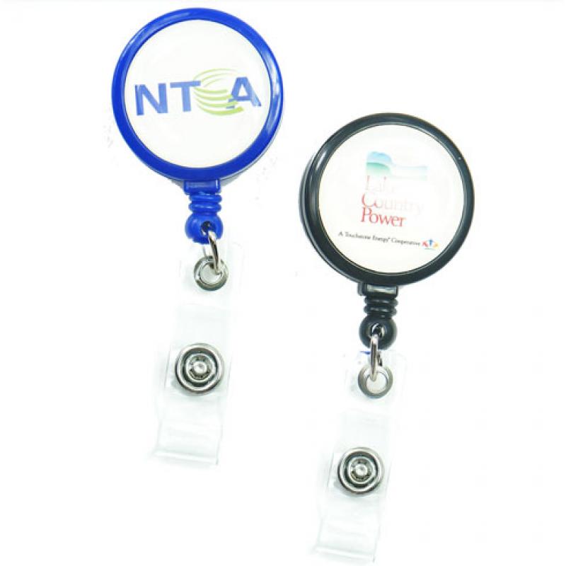 Large Logo Retractable Badge Reel