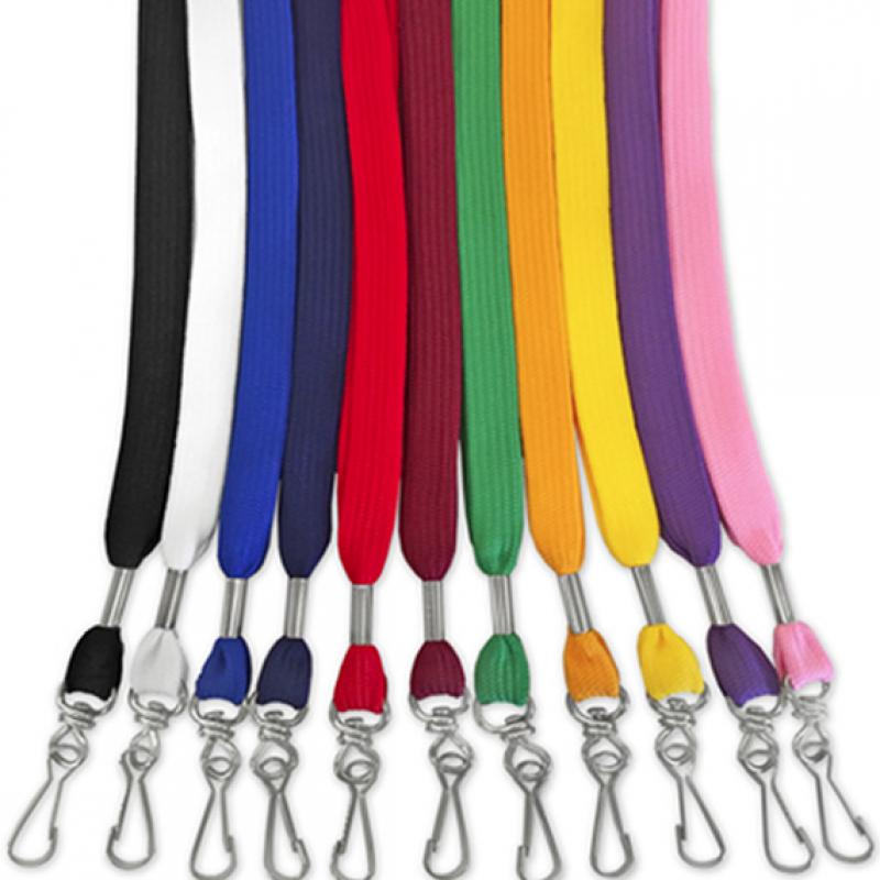 Flat Blank Lanyards 3/8