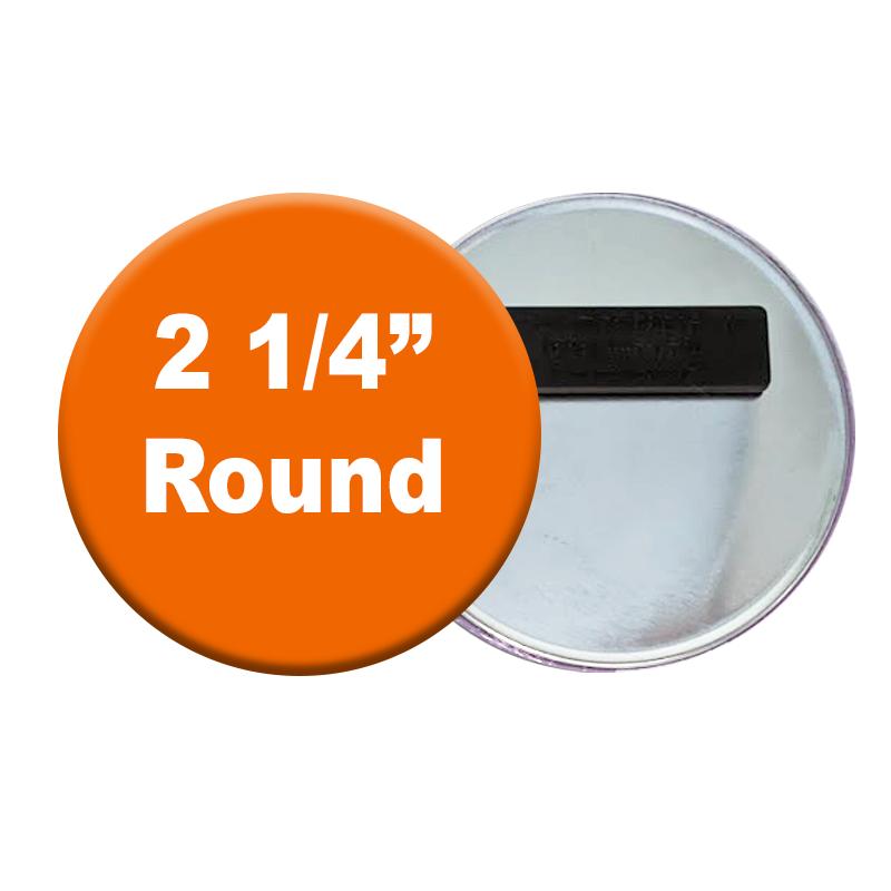 2.25 Inch Round Magnetic Button | https://www.bestnamebadges.com