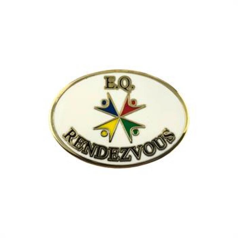 Hard Enamel 0.75 Inch Lapel Pin | https://www.bestnamebadges.com