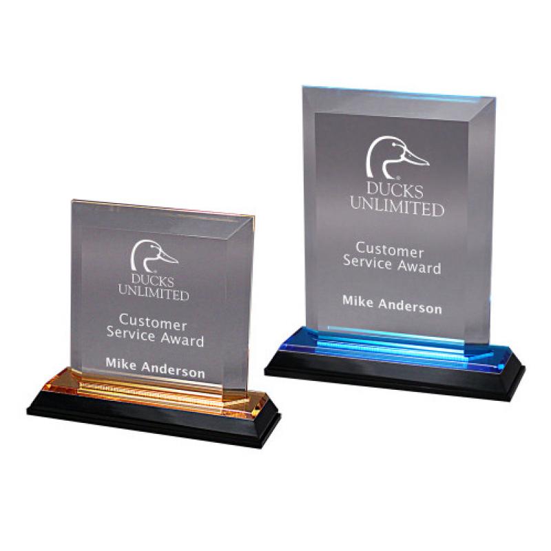 Economy Beveled Impress Award- | https://www.bestnamebadges.com