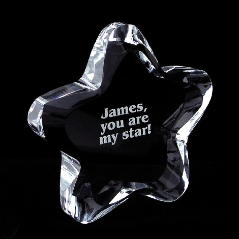 Crystal Star Award | https://www.bestnamebadges.com