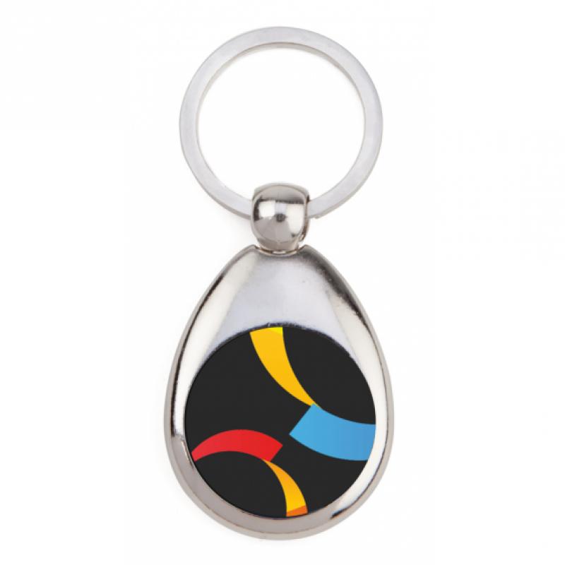 Teardrop Keychain Double Sided | https://www.bestnamebadges.com