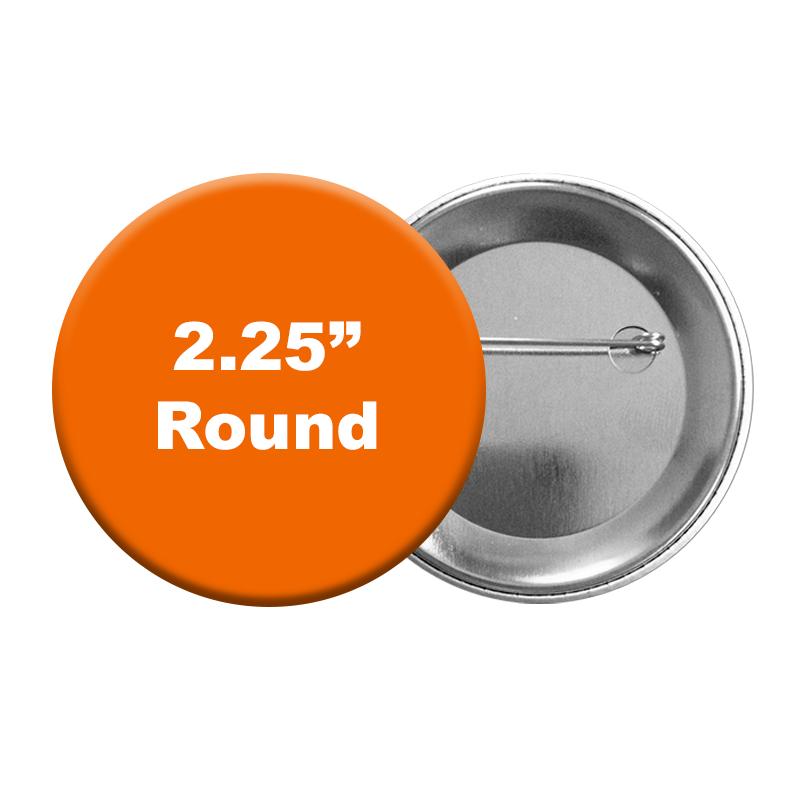 2.25 Inch Round Pin Button | https://www.bestnamebadges.com